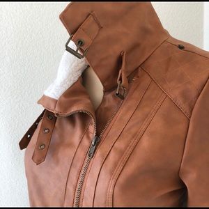 Charlotte Russe: Faux Leather Jacket (Size Small)